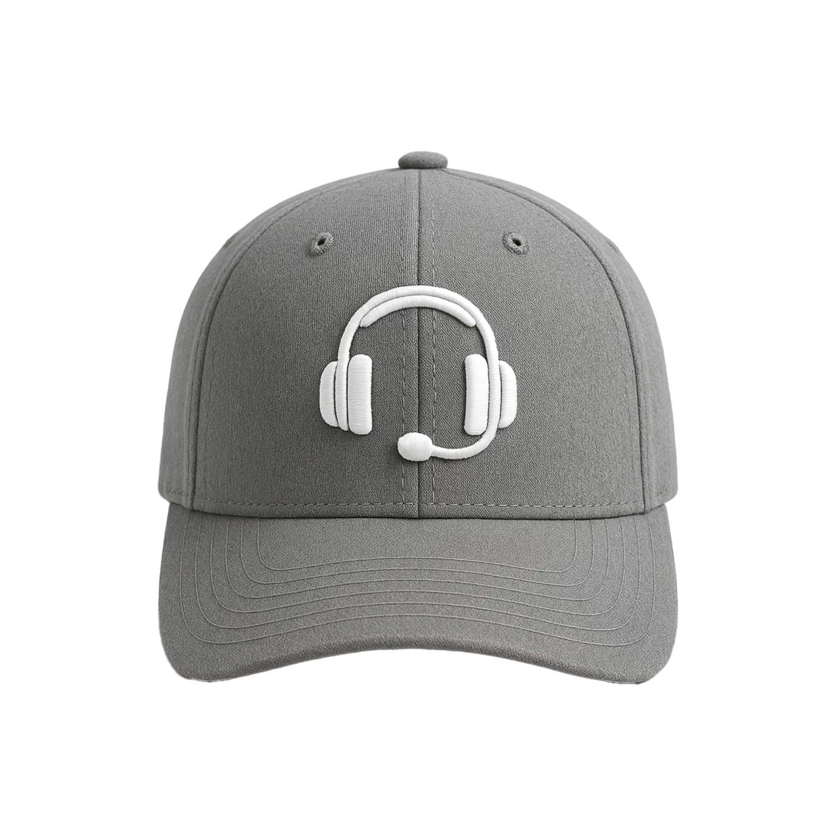 Probel Cap "Pilot Headset", Grau