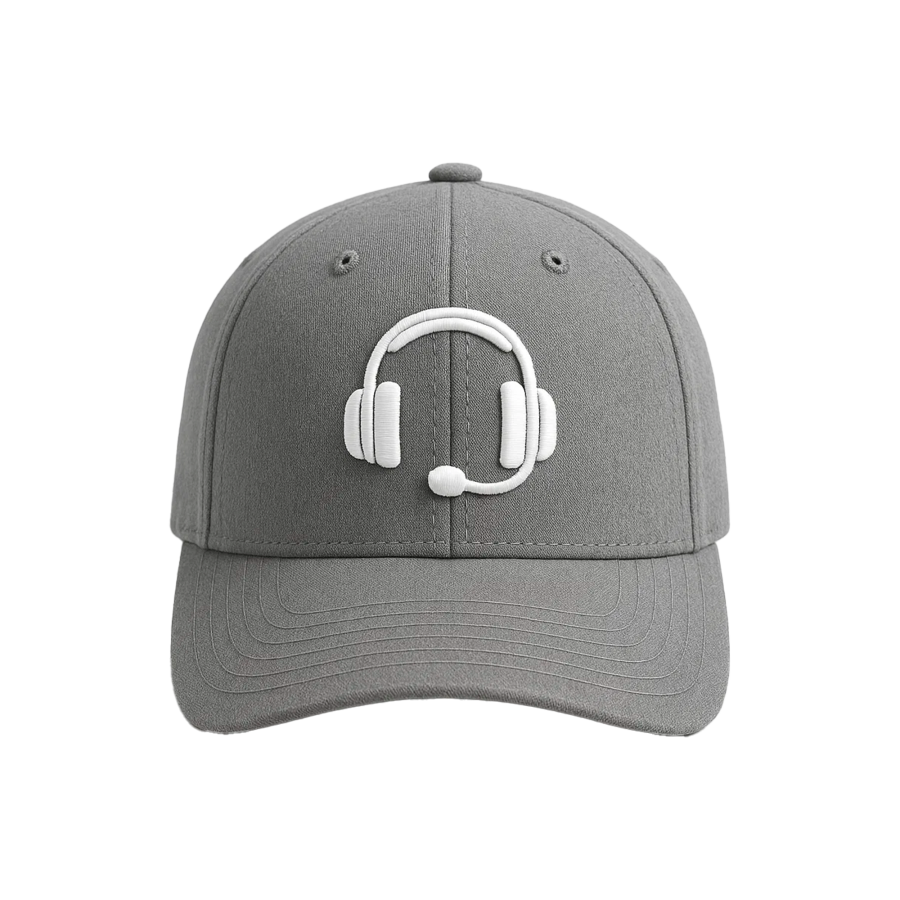 Cap „Pilot Headset“, Grau