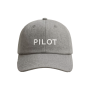 Probel Cap "Pilot", Grau mit weißer Stickerei