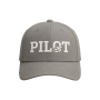 Probel Cap "Pilot Logo", Grau mit weißer Stickerei