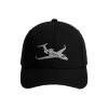 Probel Cap "Jet", Schwarz mit grauer Stickerei
