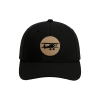 Gorra Probel "Biplane Patch", Negra con parche arena