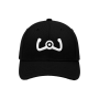 Probel Kšiltovka "Yoke Symbol", Černá s bílou výšivkou