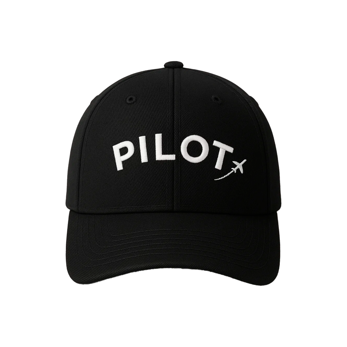 Cappellino Probel "Pilot", Nero con scritta curva