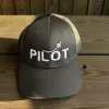 Classic Cap "PILOT" – 6-Panel Basecap mit Stickerei