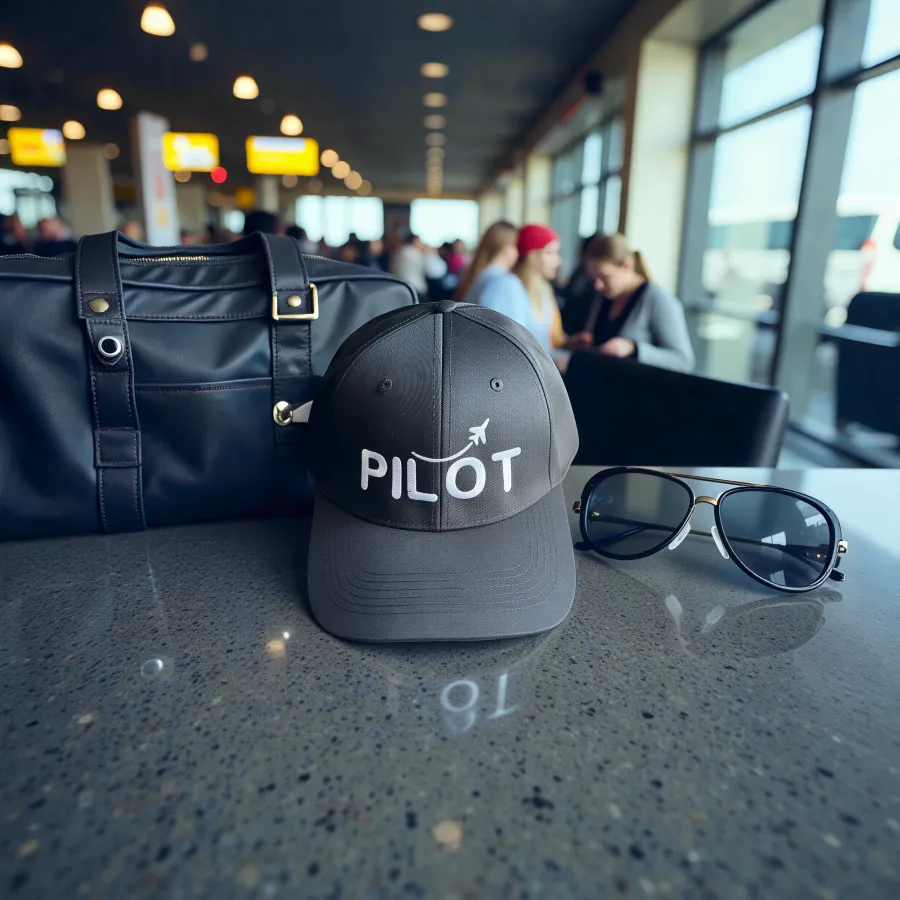 Cap „PILOT“ – 6-Panel mit Stickerei