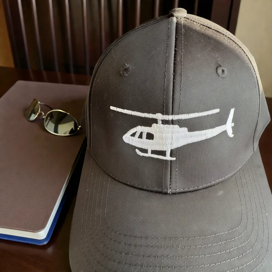 Cap „Helicopter“ – 6-Panel mit Stickerei