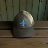 Klassische Cap "Airplane" Schwarz
