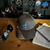 Klassische Cap "Airplane" Schwarz
