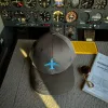 Klassische Cap "Airplane" Schwarz