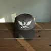 Klassische Cap "Wings & Propeller" Schwarz