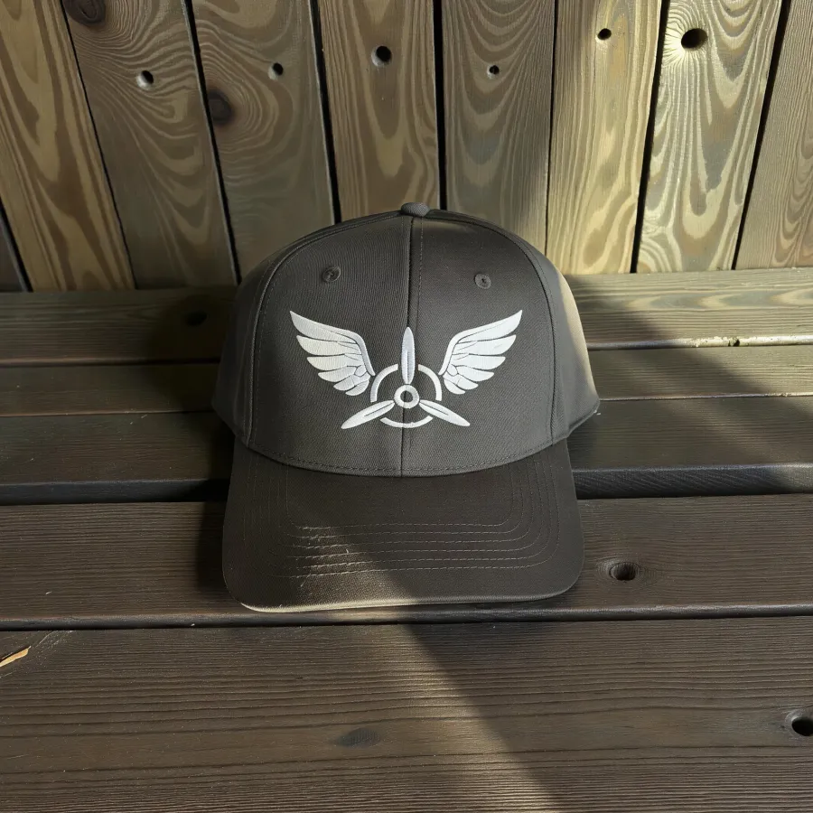 Cap „Wings & Propeller“, Schwarz