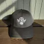 Klasická kšiltovka "Aviation Skull" Černá