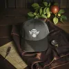 Klassische Cap "Aviation Skull" Schwarz