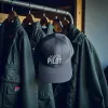 Klassische Cap "PILOT" Schwarz