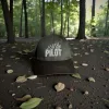 Klassische Cap "PILOT" Schwarz