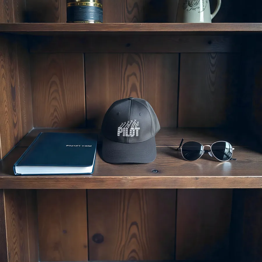 Cap „PILOT“, Schwarz