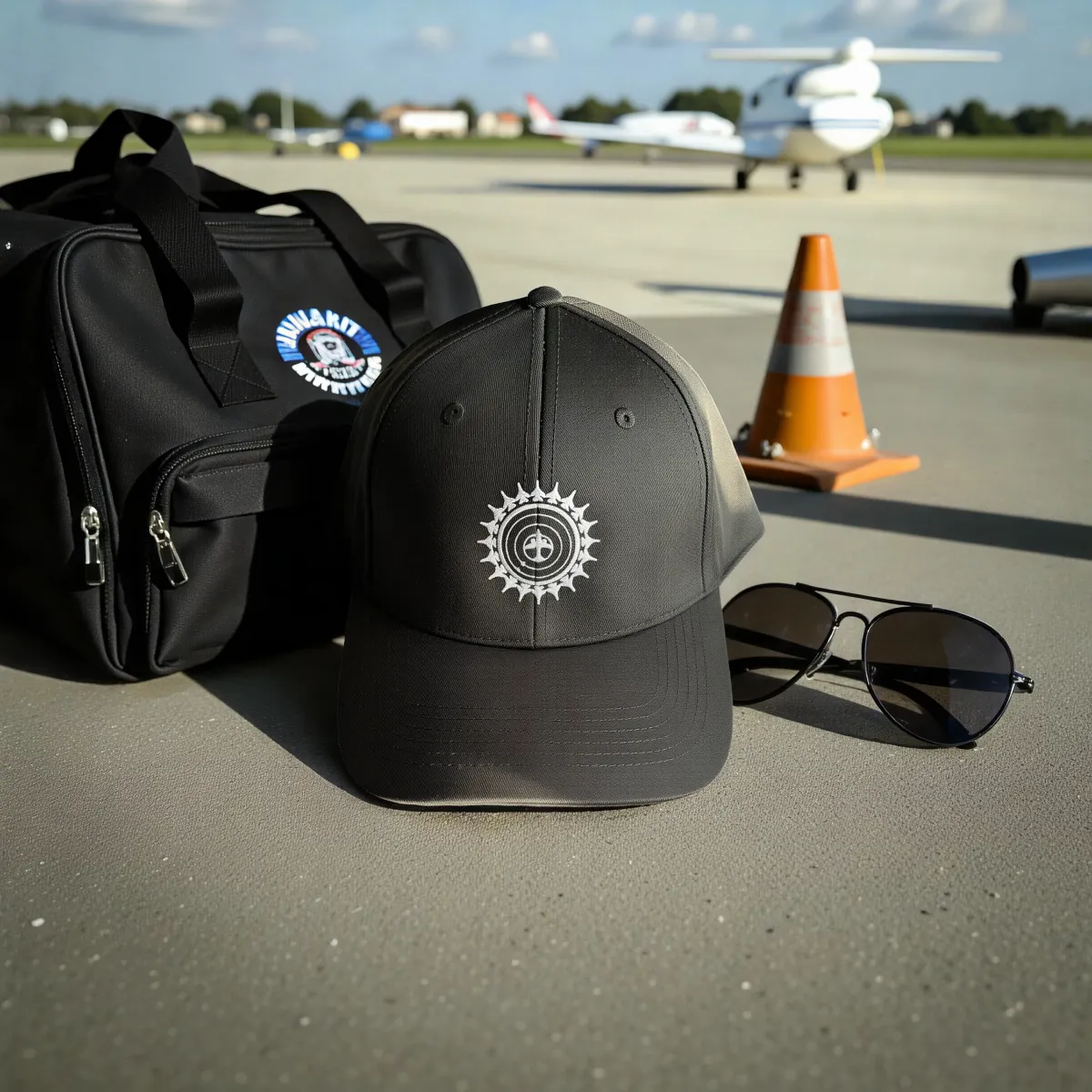 Cappellino classico "Aviation Crest" Nero