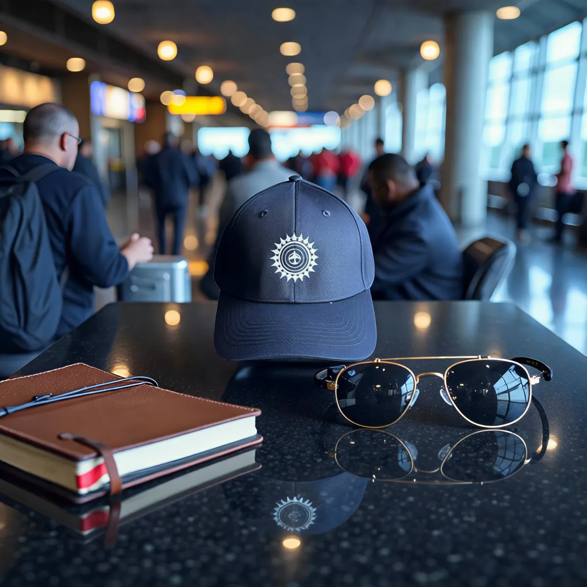Klassische Cap "Aviation Crest" Blau