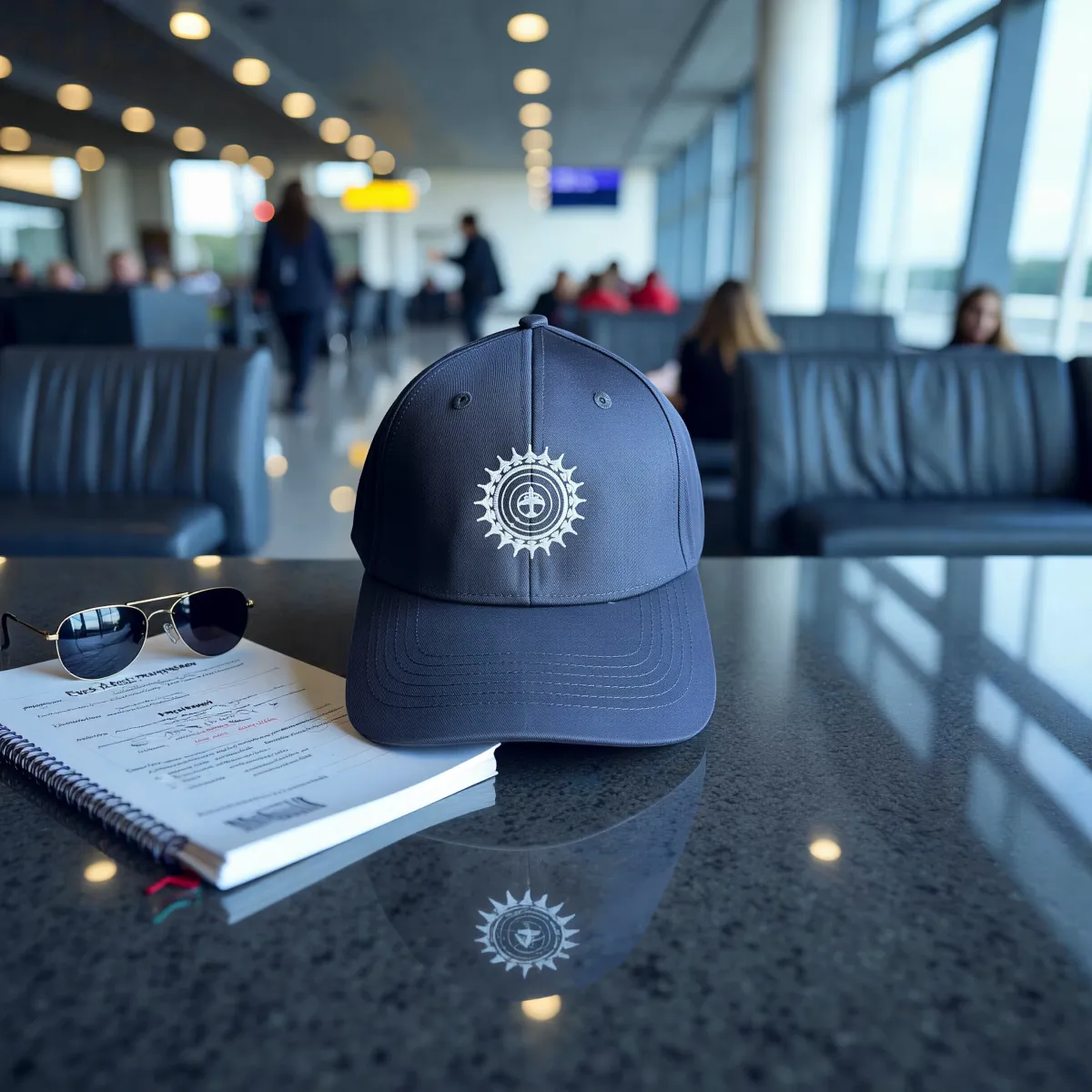 Klassische Cap "Aviation Crest" Blau