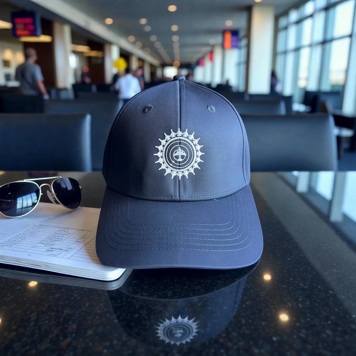 Klassische Cap "Aviation Crest" Blau