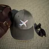 Klassische Cap "Aviation Lines" Schwarz