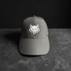 Water Resistant Cap "Wolf Icon" Oliv