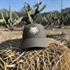 Water Resistant Cap "Wolf Icon" Oliv