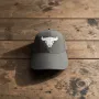 Klasická kšiltovka "Bull Skull" Černá