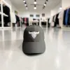 Klassische Cap "Bull Skull" Schwarz