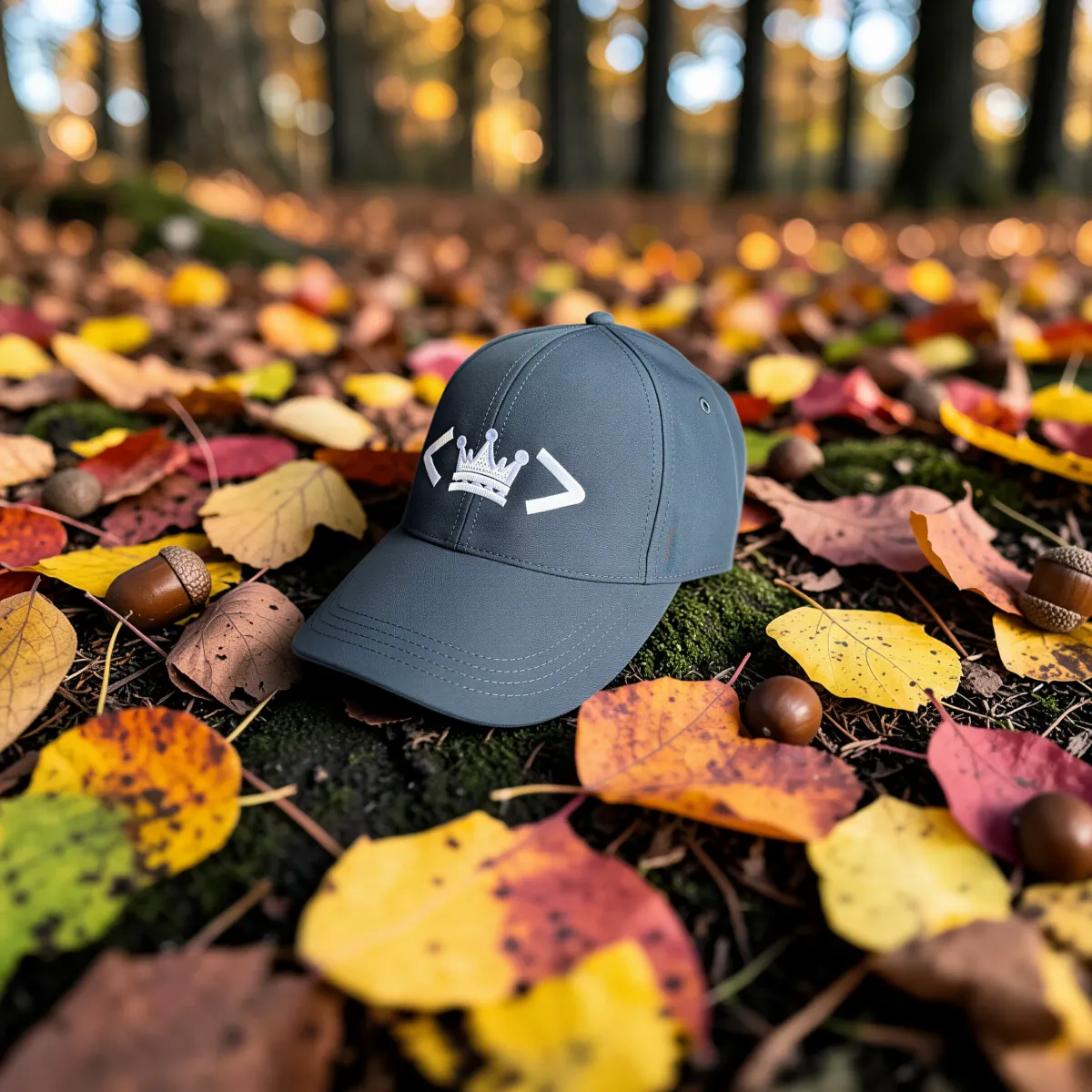 Klassische Cap "Code Crown" Blau