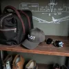 Klassische Cap "PILOT" Schwarz