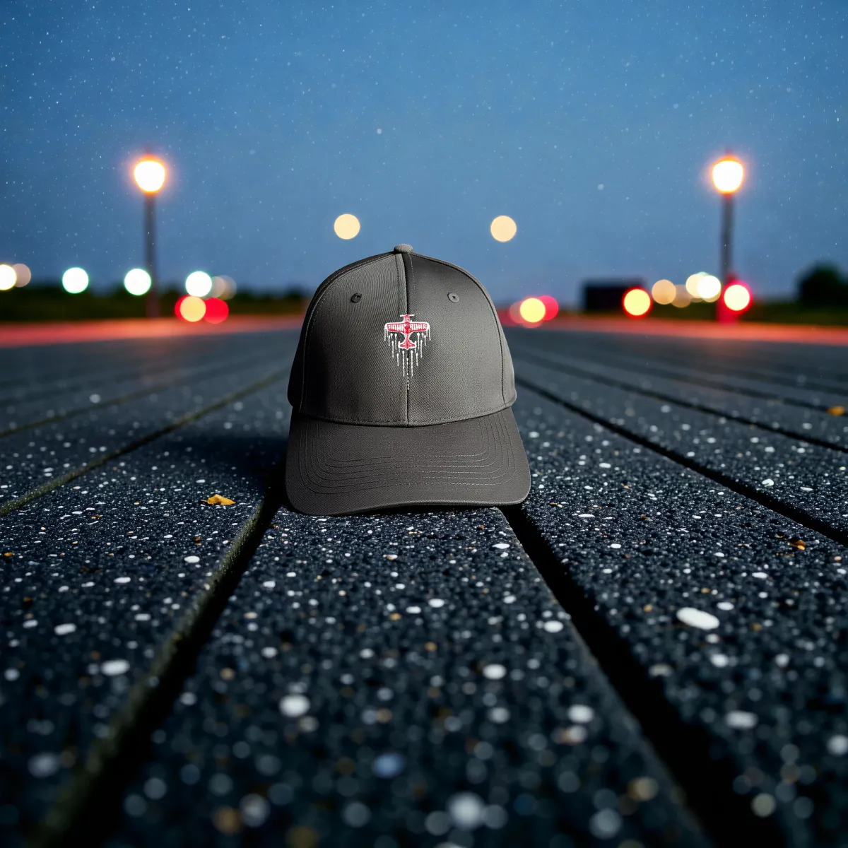 Casquette classique "Red Biplane" Noire