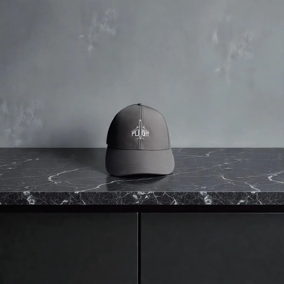 Klassische Cap "Jet Line" Schwarz