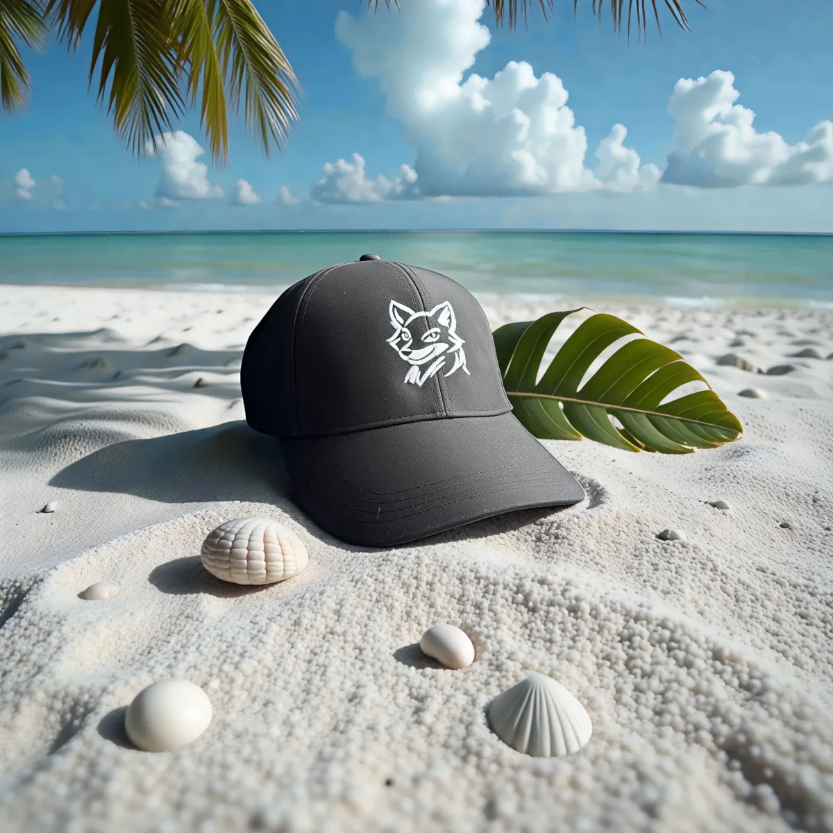 Cappellino classico "Fox Outline" Nero