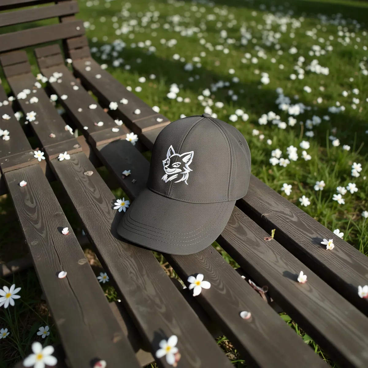 Cappellino classico "Fox Outline" Nero