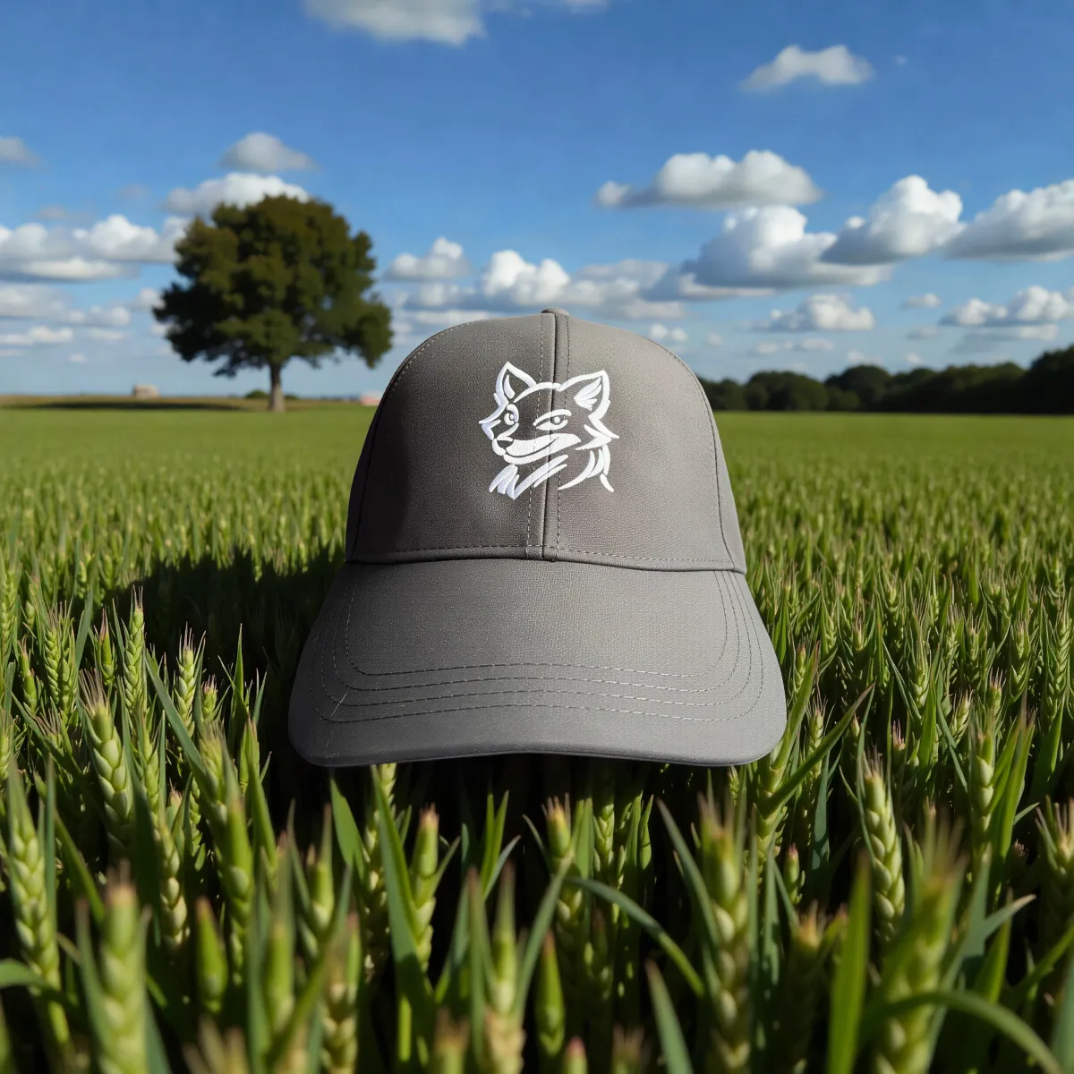 Cappellino classico "Fox Outline" Nero