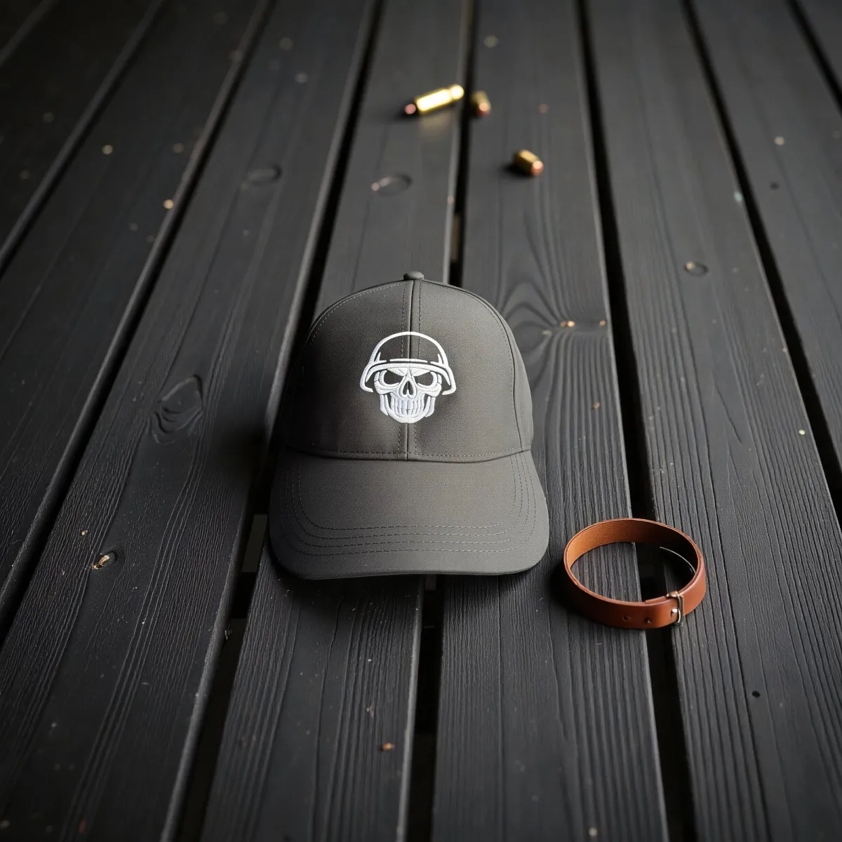 "Skull Helmet" Klasik Şapka Siyah