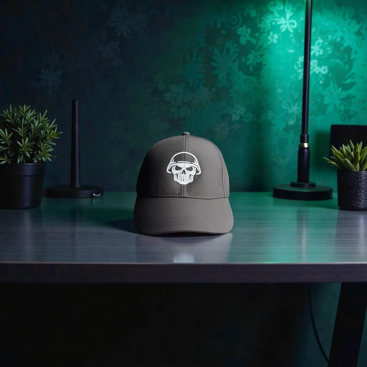 "Skull Helmet" Klasik Şapka Siyah