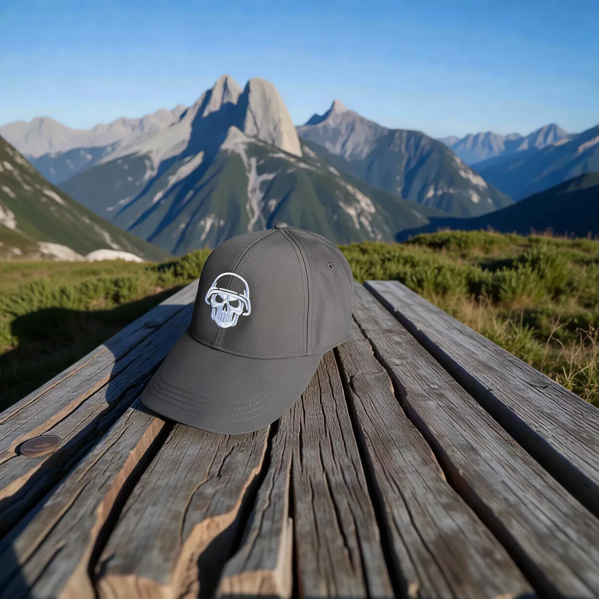 "Skull Helmet" Klasik Şapka Siyah