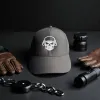 Klassische Cap "Skull Helmet" Schwarz