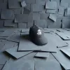 Klassische Cap "Official Skull" Schwarz