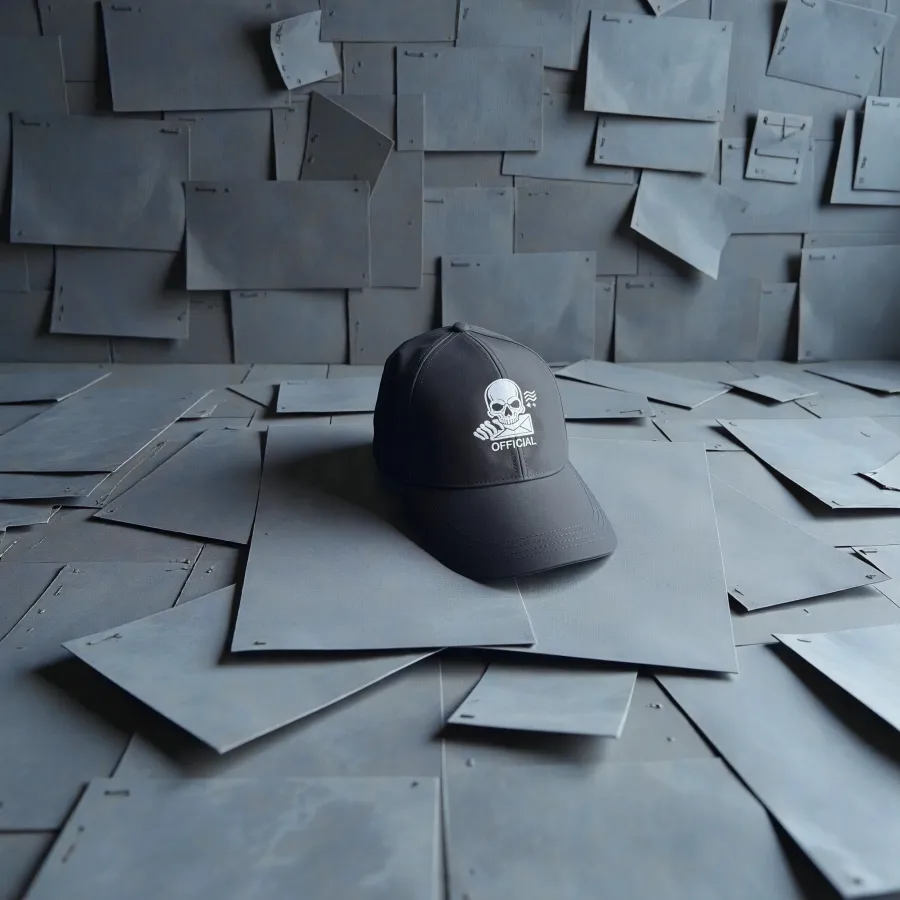 Cap „Official Skull“, Schwarz
