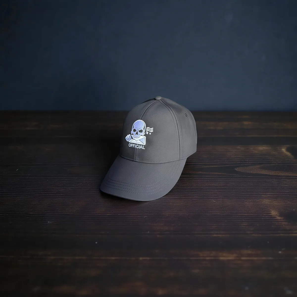 Klassische Cap "Official Skull" Schwarz