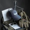 Klassische Cap "Pilot Wings" Schwarz-Weiß
