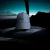 Klassische Cap "Trust Me" Schwarz mit schwarzer Stickerei