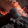 Klasik Şapka "Skull Dagger" Siyah Kırmızı Nakışlı
