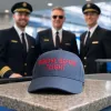 Klassische Cap "Remove Before Flight" Schwarz mit roter Stickerei