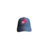 Klassische Cap "Tax Letter Skull" Schwarz mit roter Stickerei