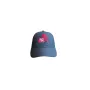 Cappellino classico "Tax Letter Skull" Nero con ricamo rosso
